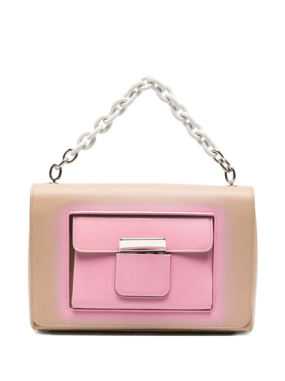 

Сумка через плечо с клапаном и цепочкой Balenciaga, нейтральный