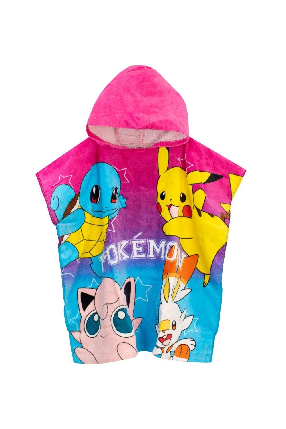 

Полотенце-пончо с капюшоном Пикачу Pokemon, розовый