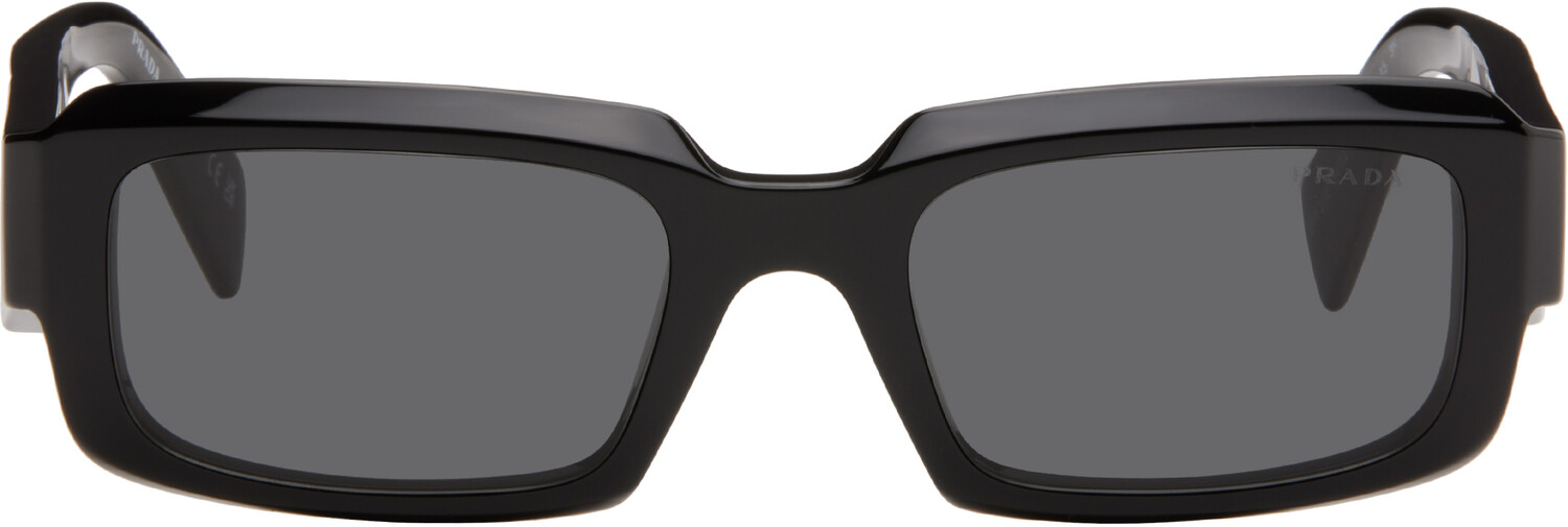 

Черные солнцезащитные очки «Prada Symbole» Prada Eyewear, Black/Slate grey