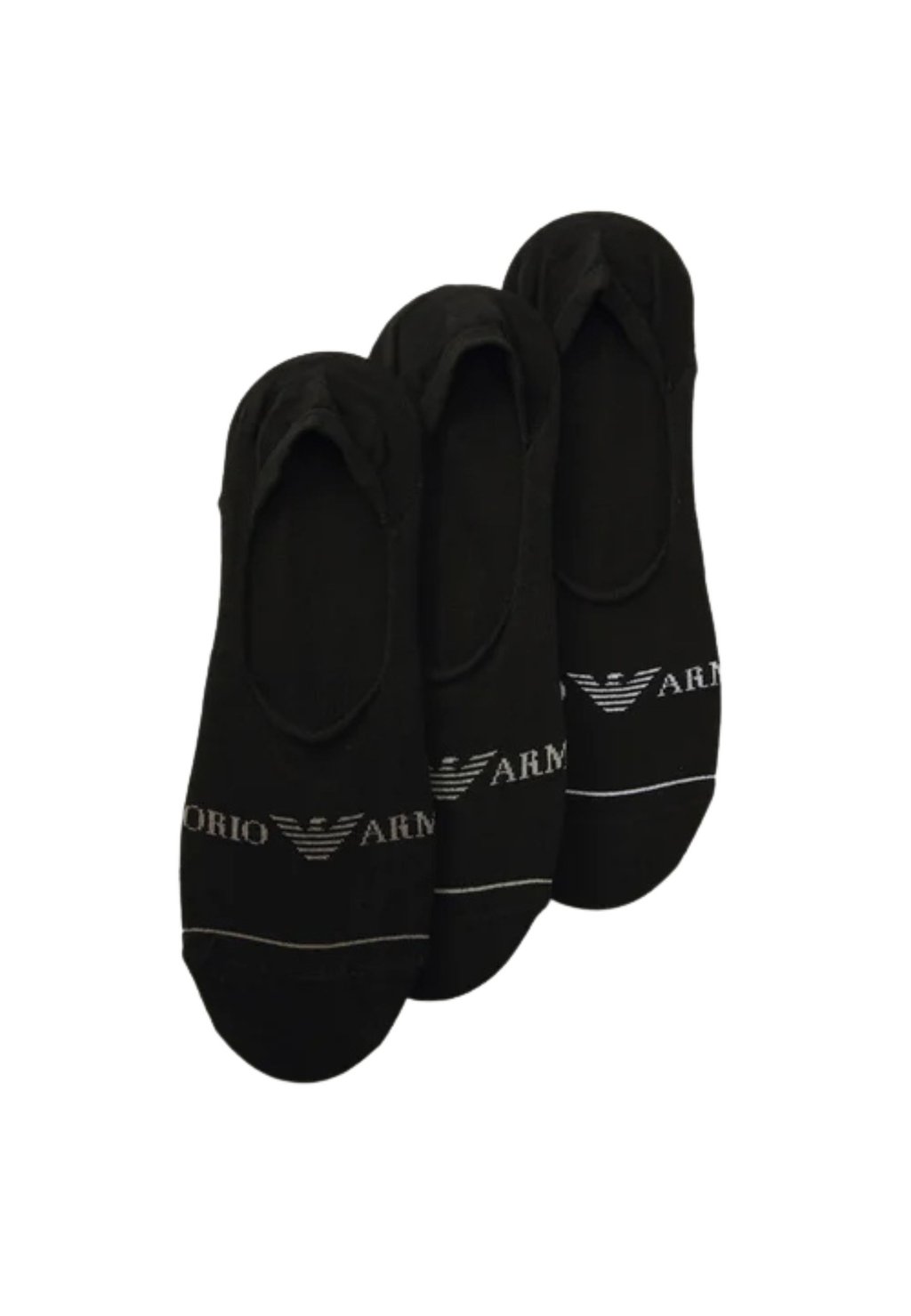 

Носки FOOTIE 3 PACK Emporio Armani, черный