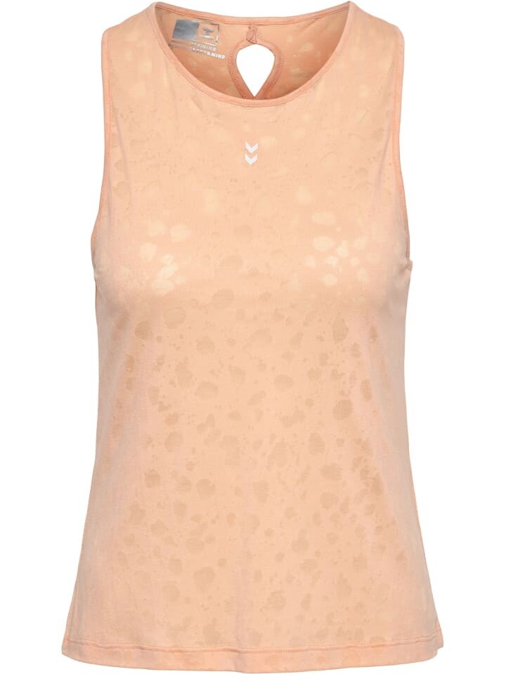 

Функциональная рубашка Hummel T-Shirt S/L Ringerrücken Hmlmt Yoga Damen, цвет ALMOST APRICOT