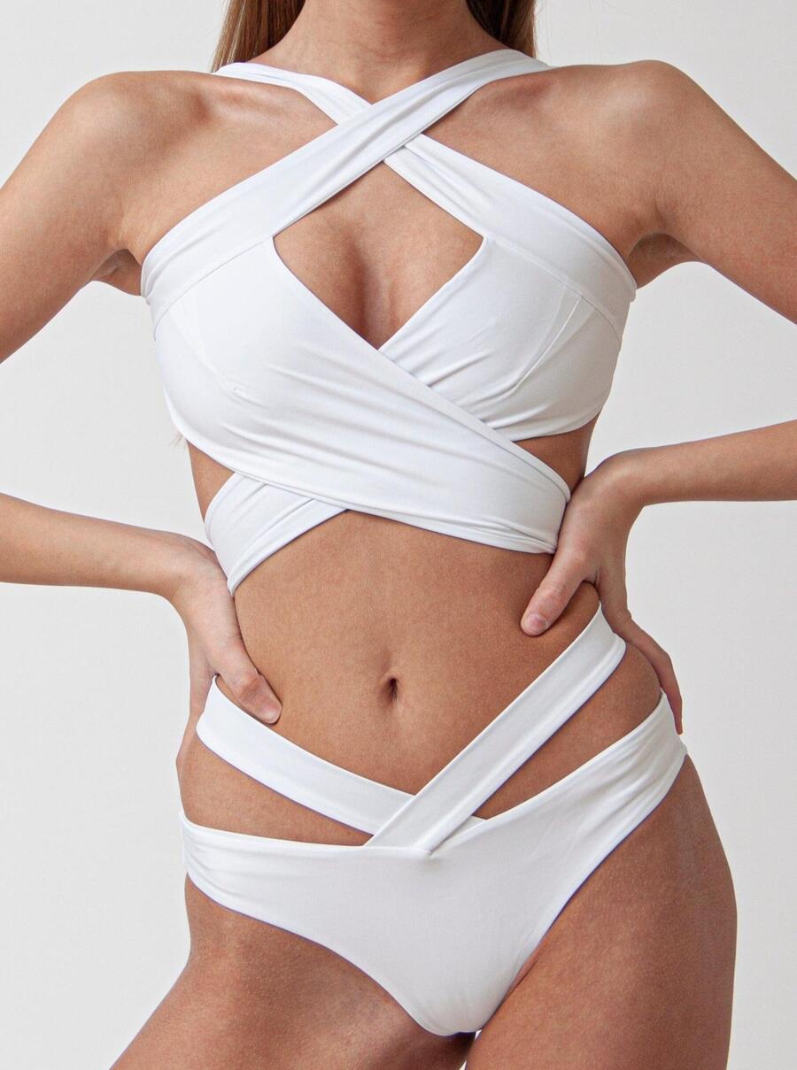 

FANNA X TOP - Спортивный бюстгальтер с перекрещенными бретелями спереди