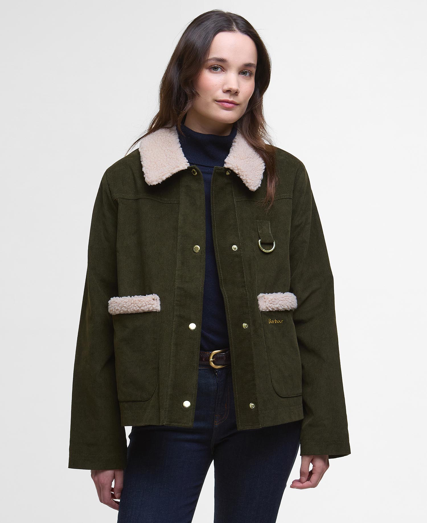 

Повседневная куртка Barbour Tabitha, оливковый