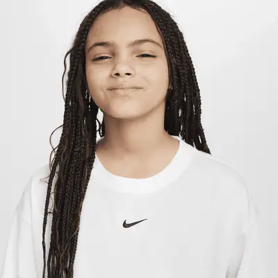 Лонгслив Nike Sportswear Essential, белый — фото 3