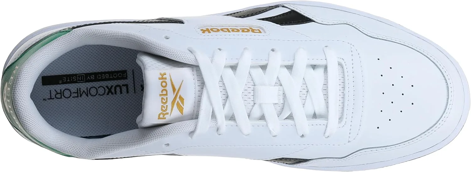 Кроссовки Reebok унисекс Reebok Court Advance, белый/черный/зеленый — фото 3