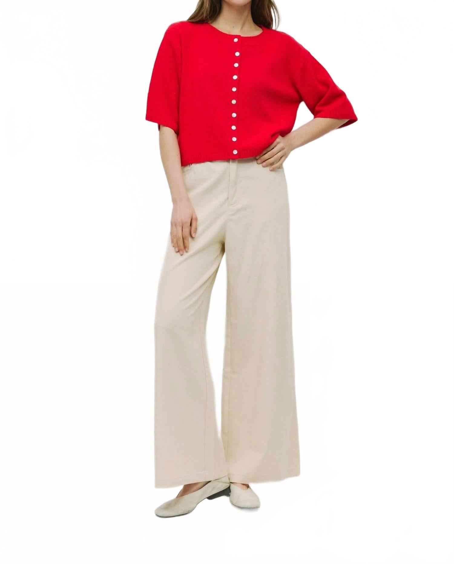 

Кардиган Stacey в красном цвете MOD REF