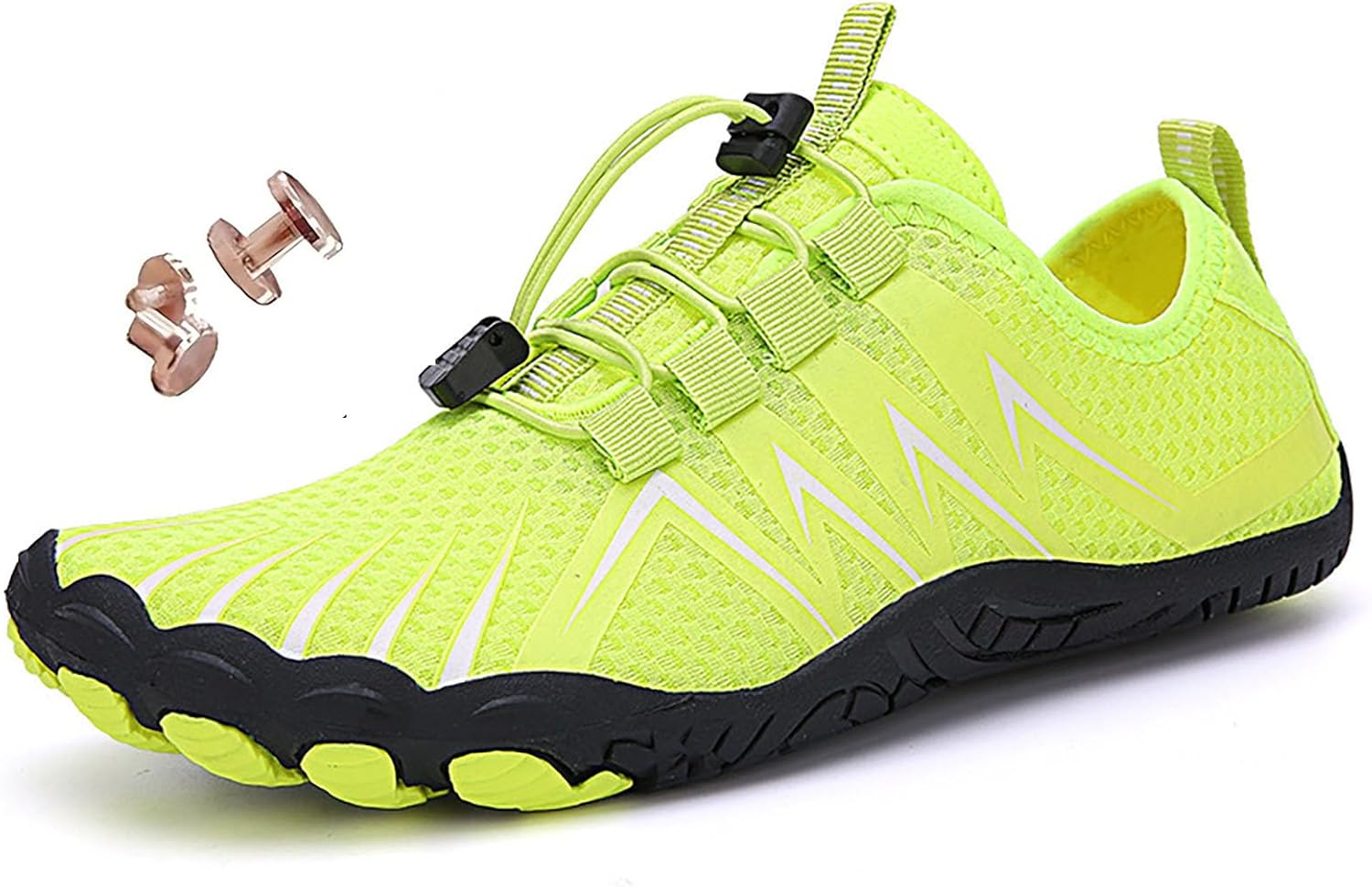 

Кроссовки Zureto с медью, удобная мягкая обувь для пеших прогулок для женщин и мужчин, зеленый