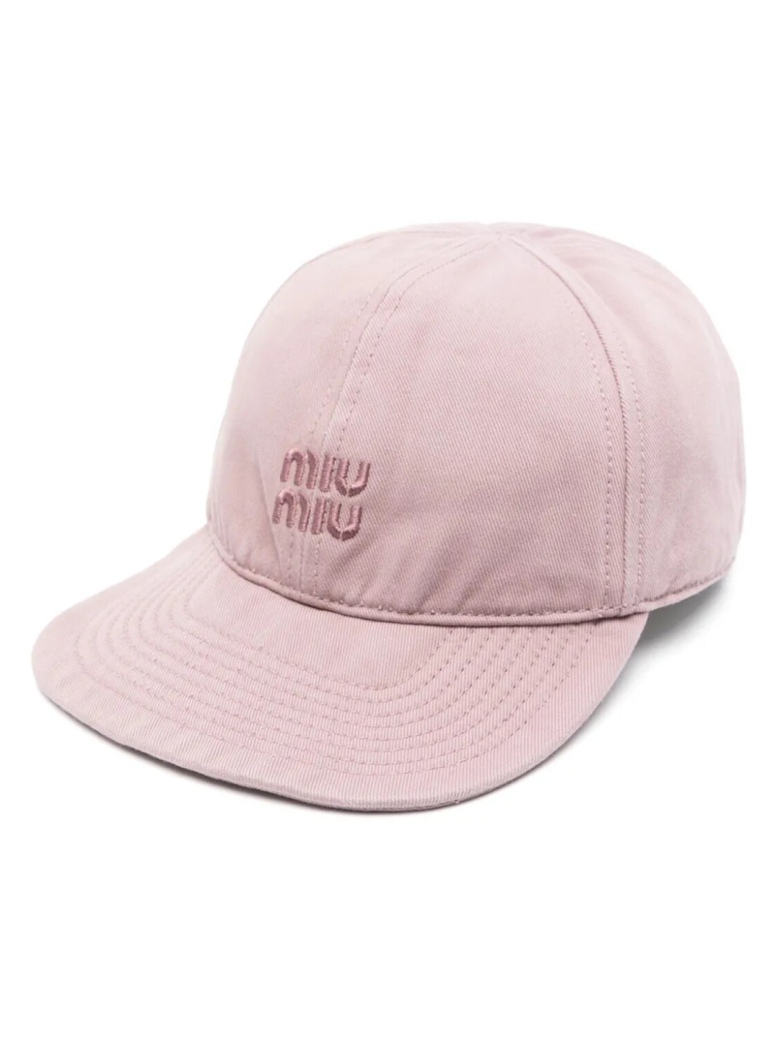 

Miu Miu бейсболка Drill, розовый