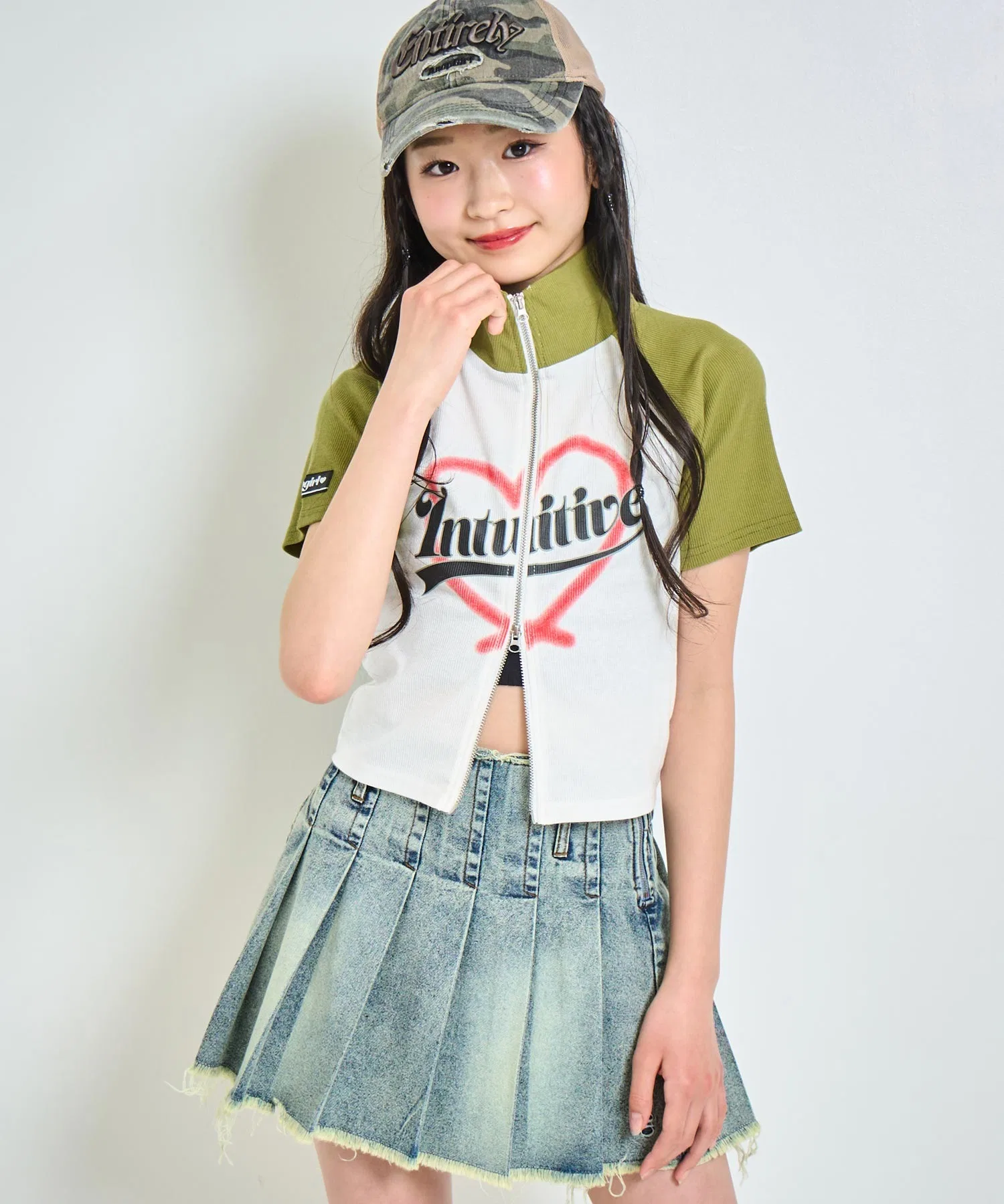 Детский топ ANAP GiRL с коротким рукавом и двойной молнией — фото 4