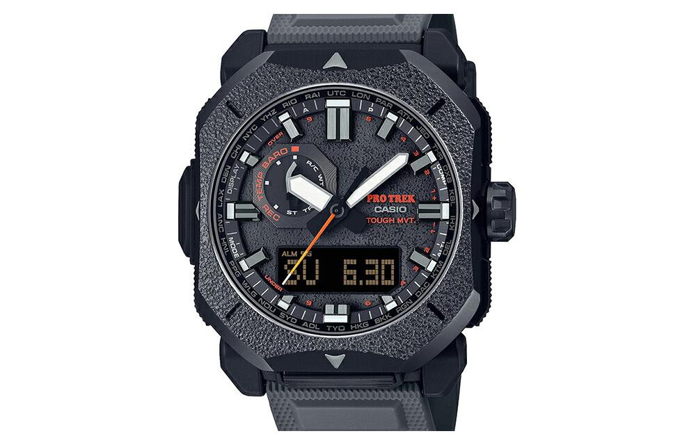 

CASIO Часы унисекс PRO TREK европейские/американские, черные PRW6900BF1JF