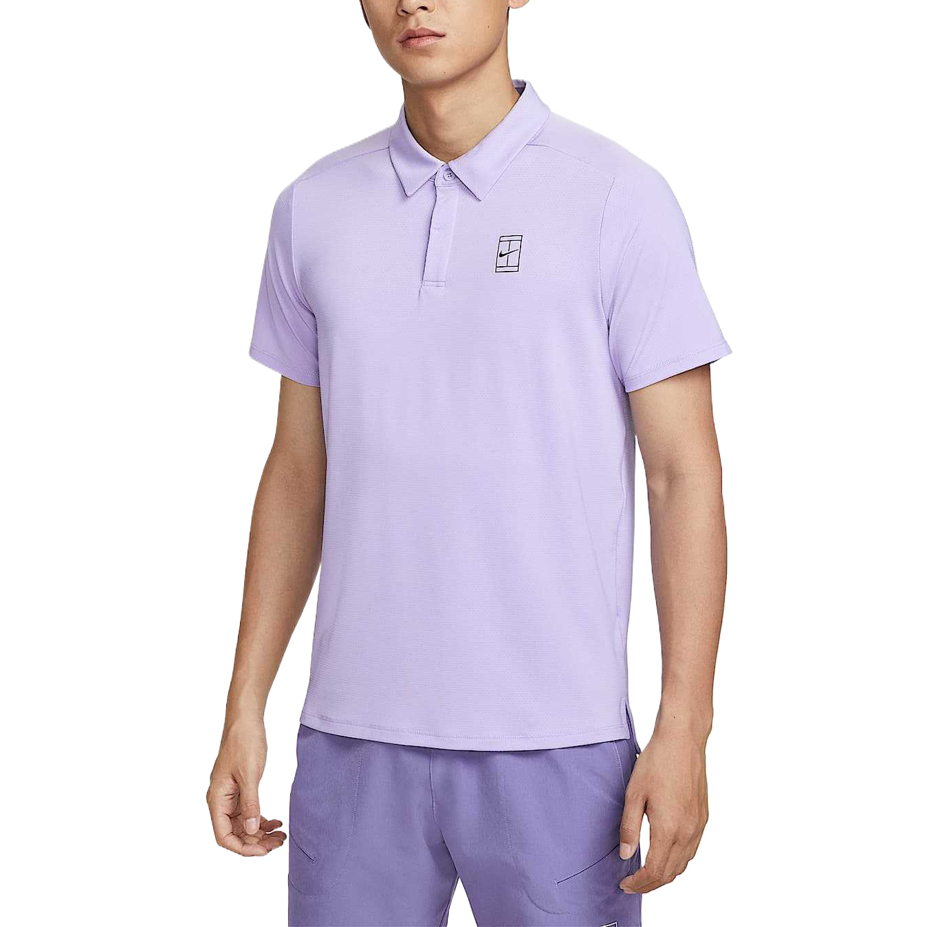 

Мужская теннисная поло Court Advantage Dri FIT Nike, мягкий фиолетовый