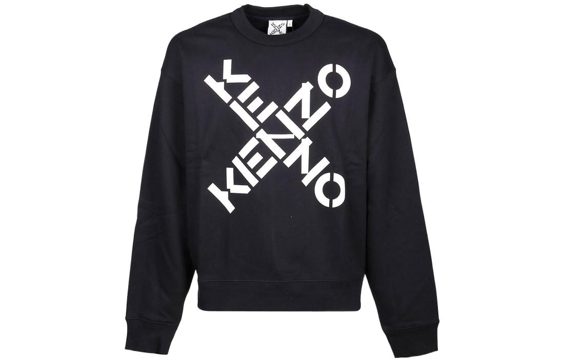 

Толстовка мужская Kenzo с объемным логотипом, черный