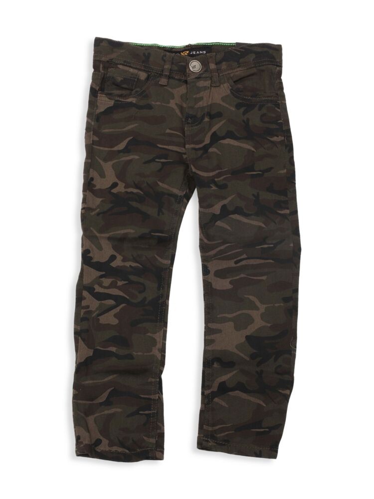 

Узкие джинсы Little Boy's Flex с камуфляжным принтом X Ray, цвет Olive Camo