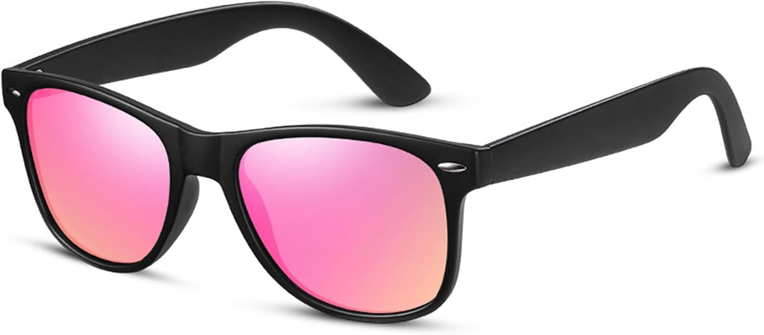 

Поляризованные солнцезащитные очки для мужчин и женщин в стиле ретро из поликарбоната, квадратная оправа, защита от УФ-излучения UV400. Подходят для защиты от солнца, рыбалки, путешествий TDWDKE, B