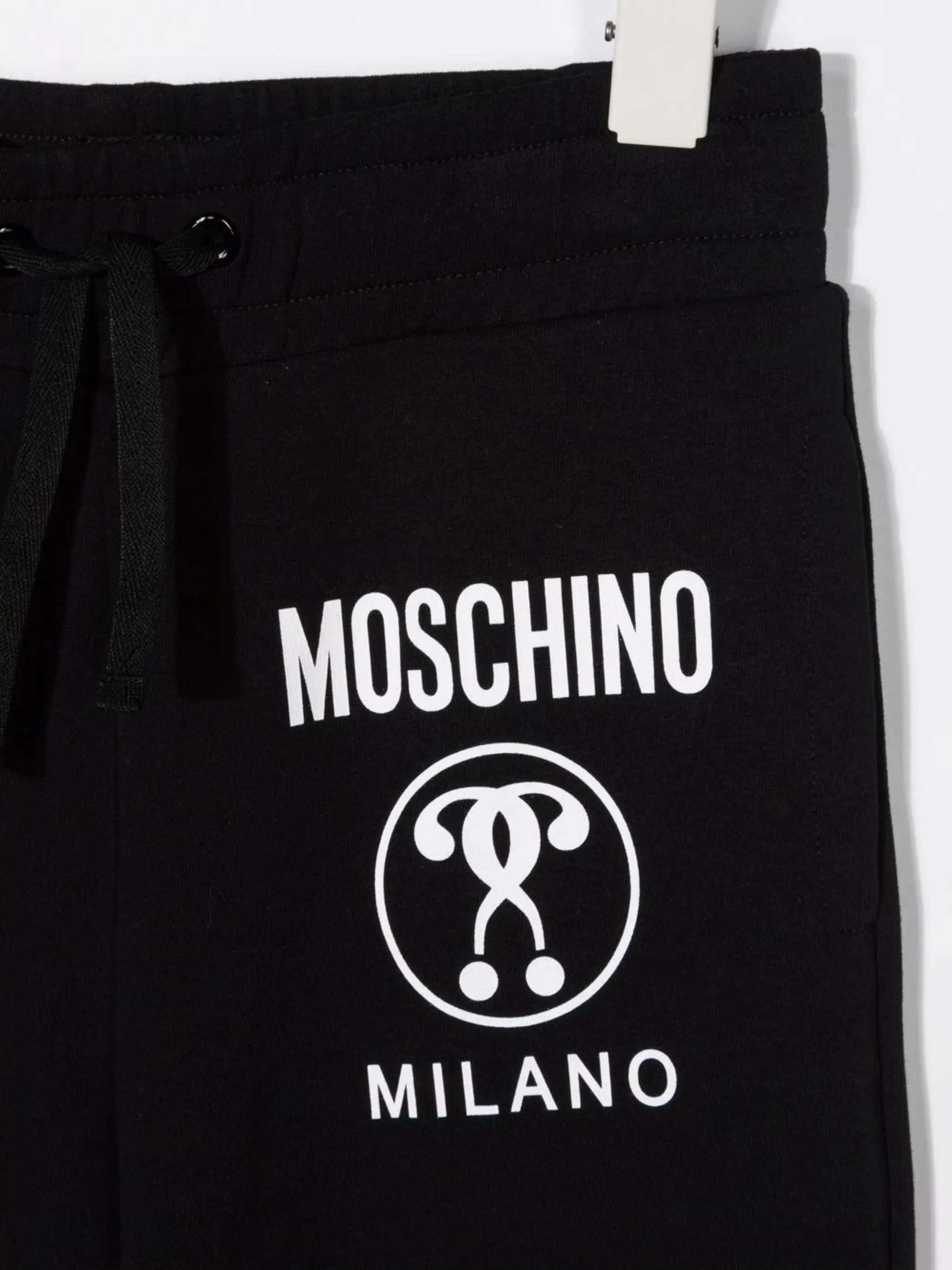 Спортивные брюки с логотипом Moschino Kids, черный — фото 3