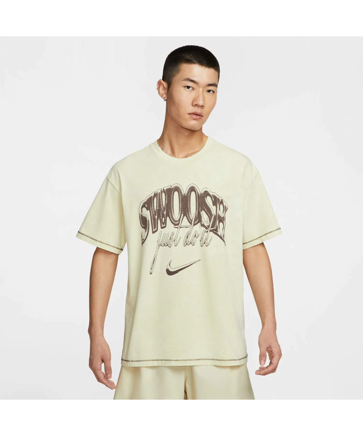 Мужская футболка NIKE U NSW TEE M90 PCKT VNTG с принтом