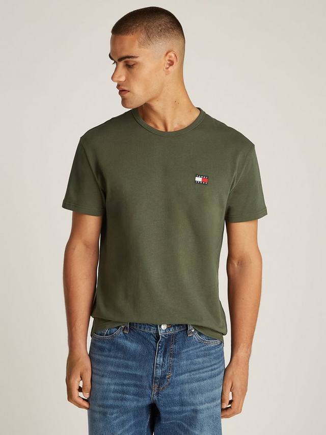 

Хлопчатобумажная футболка обычного покроя tommy hilfiger Tommy Hilfiger, цвет Fatigue Green