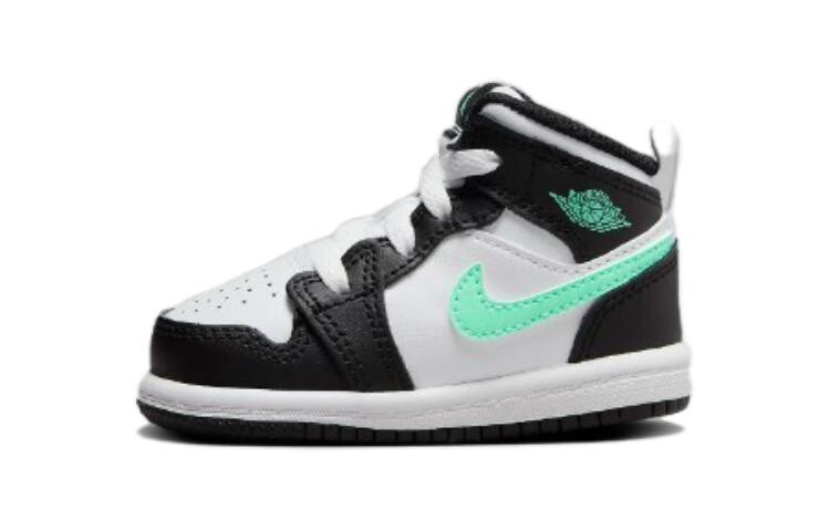 

Кроссовки Jordan 1 Mid Green Glow TD, зеленый