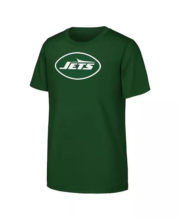 

Зеленая футболка с логотипом New York Jets Primary Youth Outerstuff, зеленый