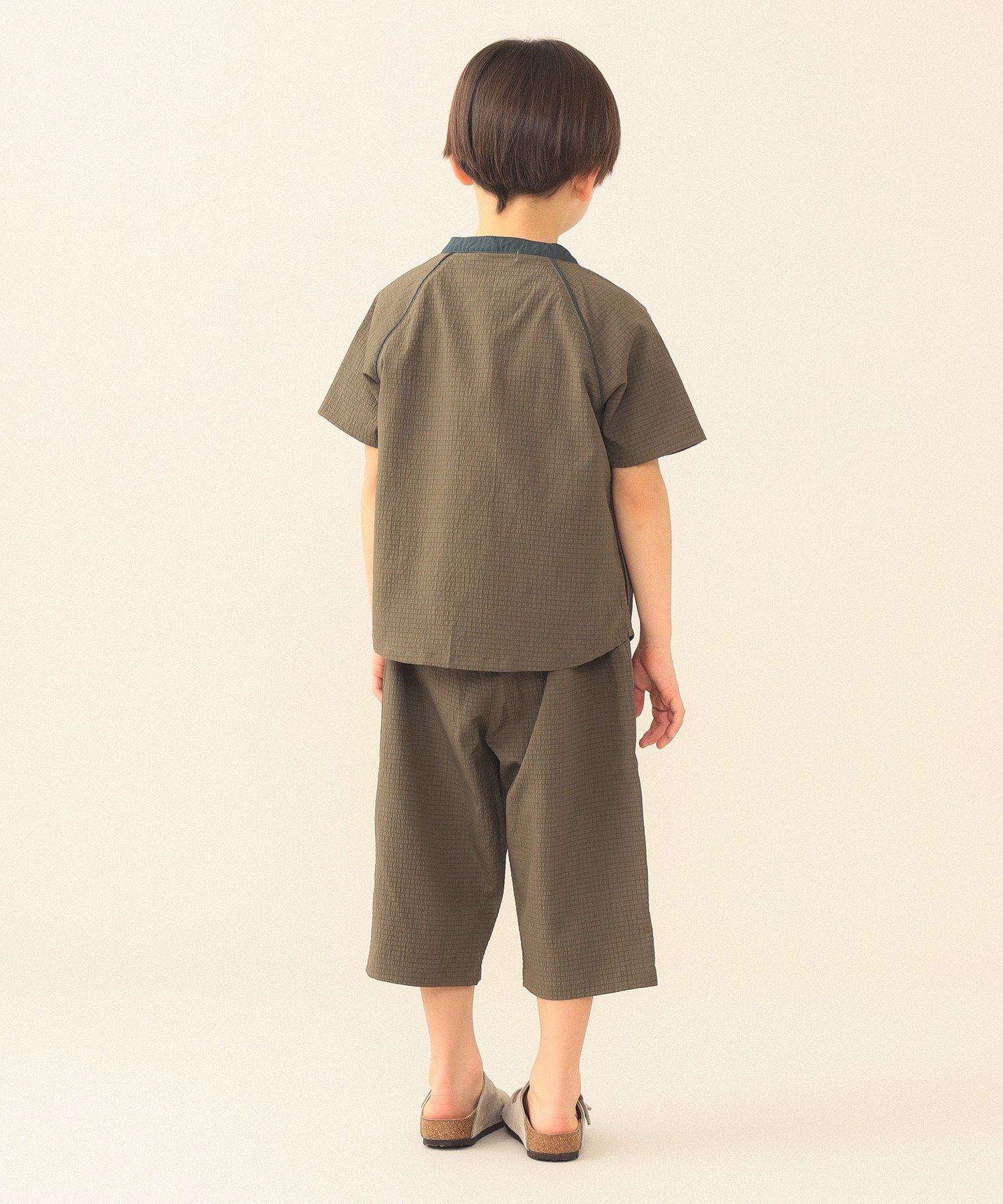 Футболка Amphibious 2026SS (90~140 см) Beams Mini, Olive