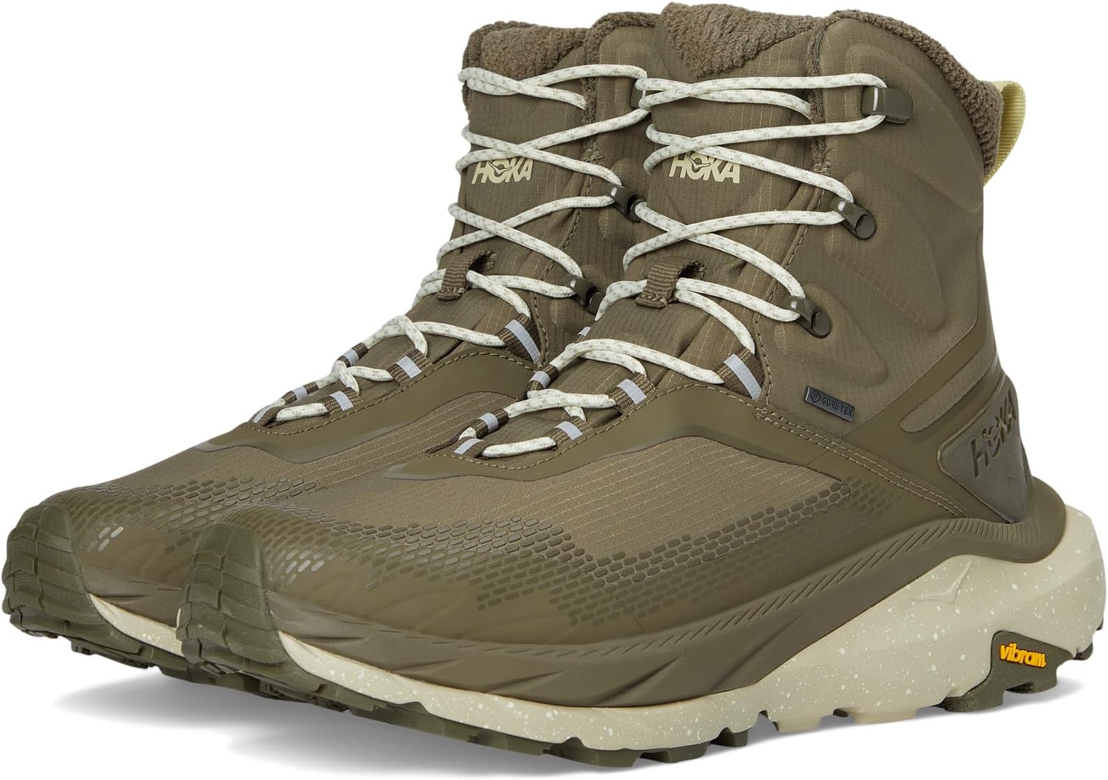 

Походная обувь Hoka Men's Kaha 2 Frost GTX, Antique Olive/Oyster Mushroom