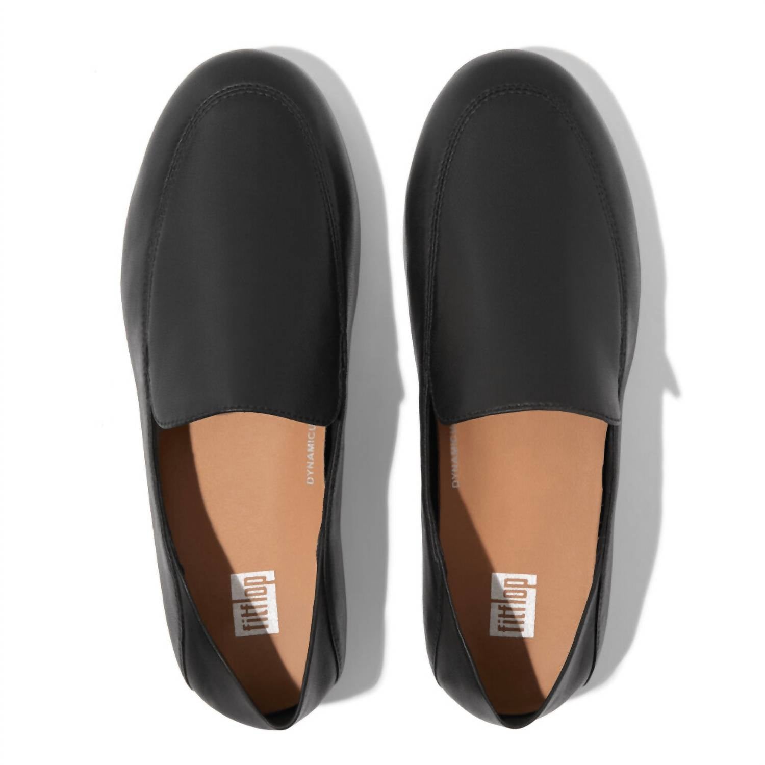 Кожаные мокасины Allegro Cali черного цвета fitflop — фото 3