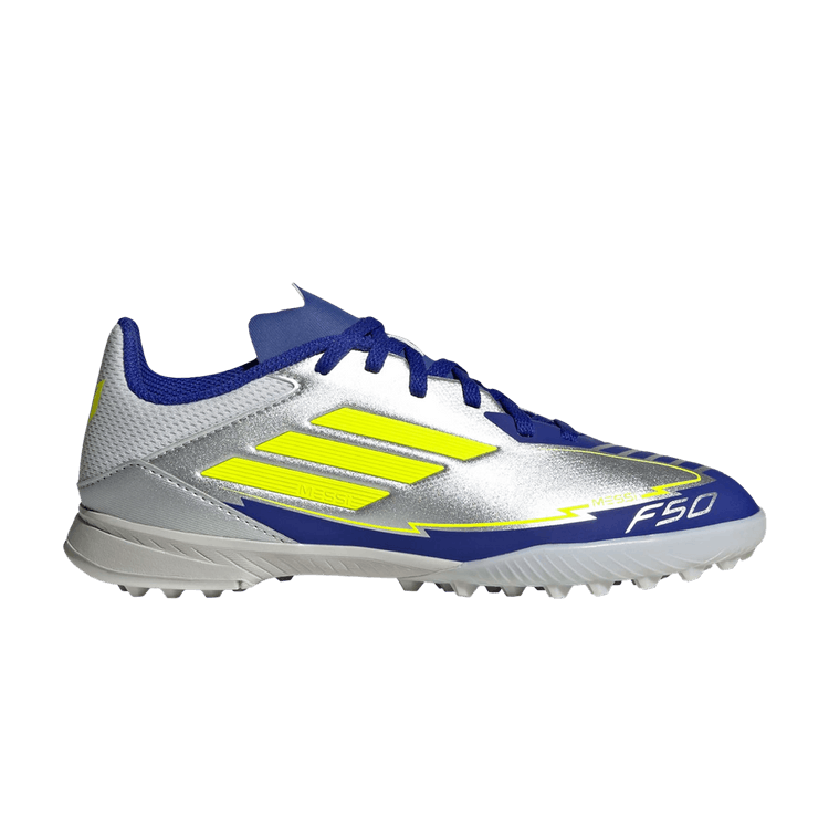 

Кроссовки adidas Messi Adizero F50 League TF K 'La Vida Rapida Pack', серебряный