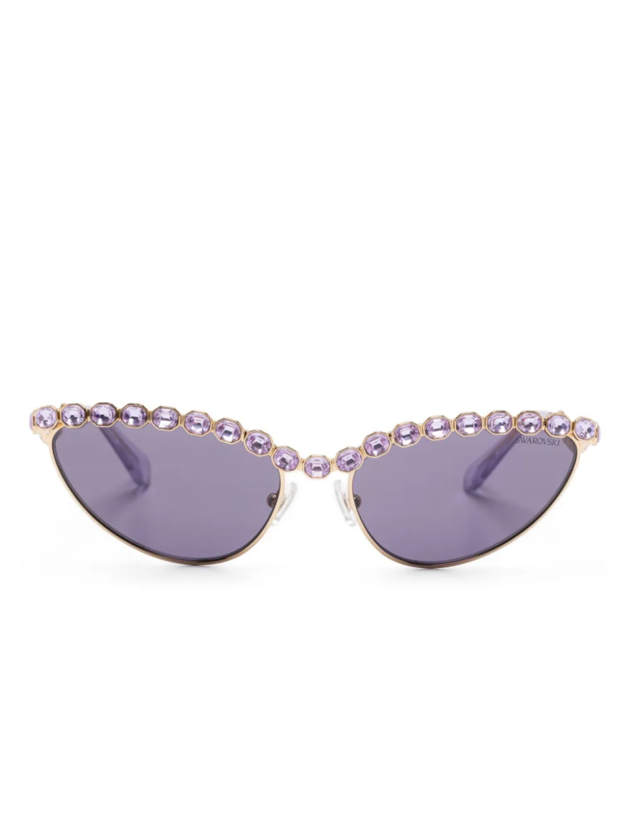 

Солнцезащитные очки с кристаллами Swarovski, золотой