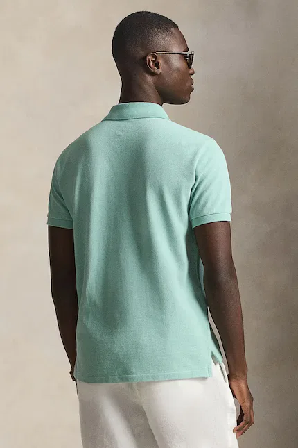 Поло из хлопка классическое Polo Ralph Lauren, синий — фото 2