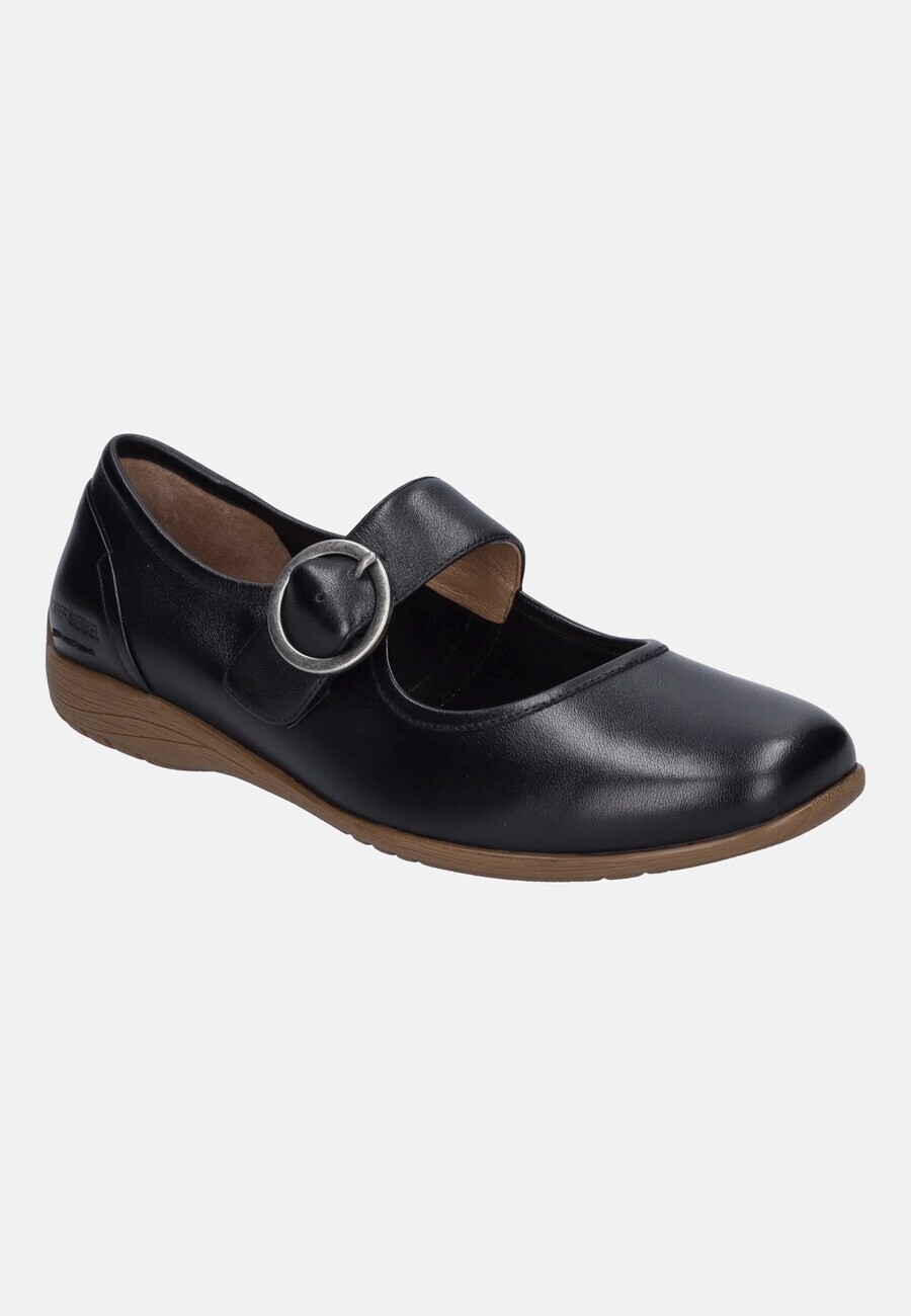 Балетки JOSEF SEIBEL Ballet Flats with Strap, черный — фото 4