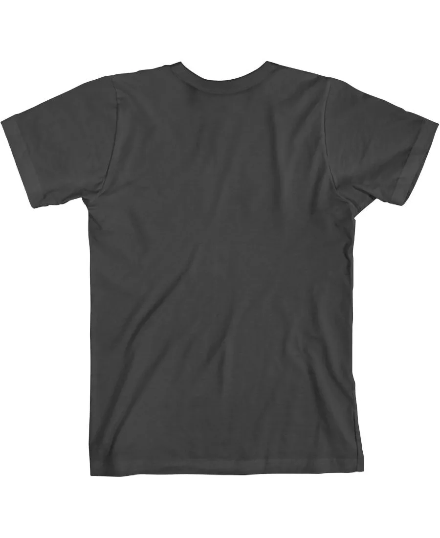 AC/DC Girls Back In Black Gray Leopard Print Logo Crew Short Sleeve Black — фото 3