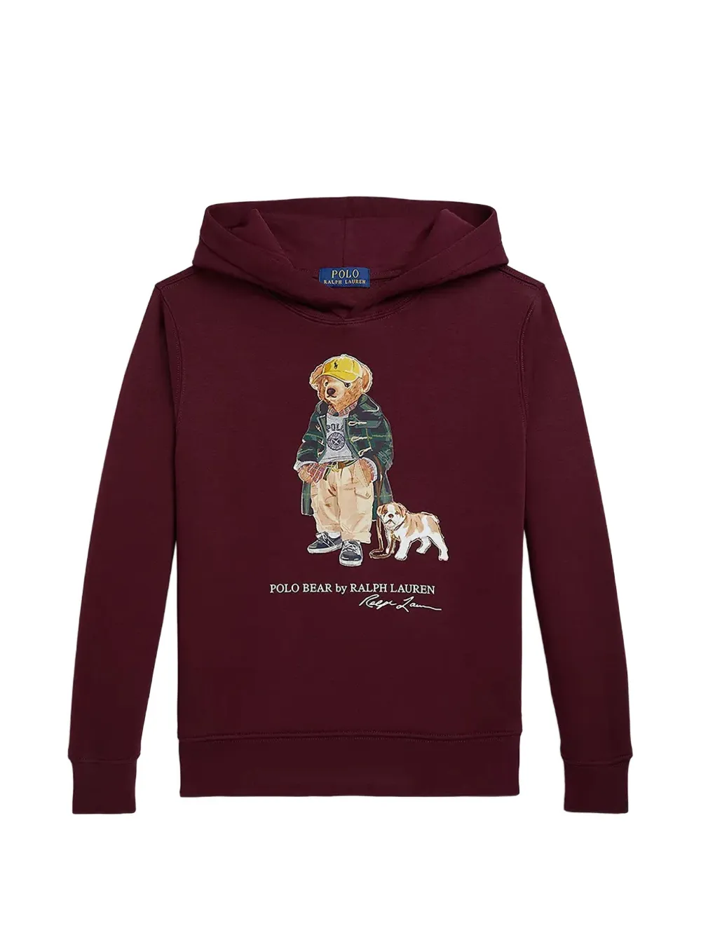 

Худи с принтом Polo Ralph Lauren Kids, красный