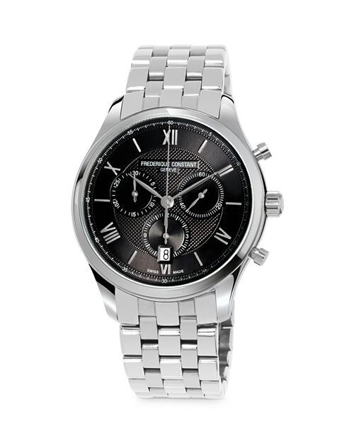 

Классический хронограф, 40 мм Frederique Constant, цвет Black