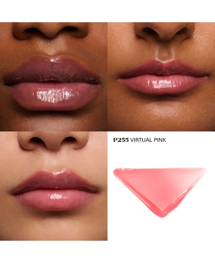Жидкий глянцевый бальзам для губ Reflection, 9 г Prada Beauty, p255 virtual pink — фото 3