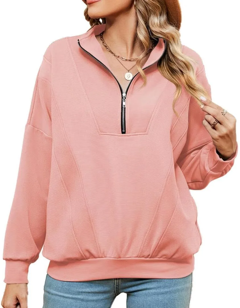 

FMCHICO женский свитер с полумолнией