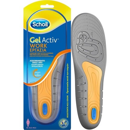

Gel Activ Профессиональные женские стельки, размеры 38-42, Scholl