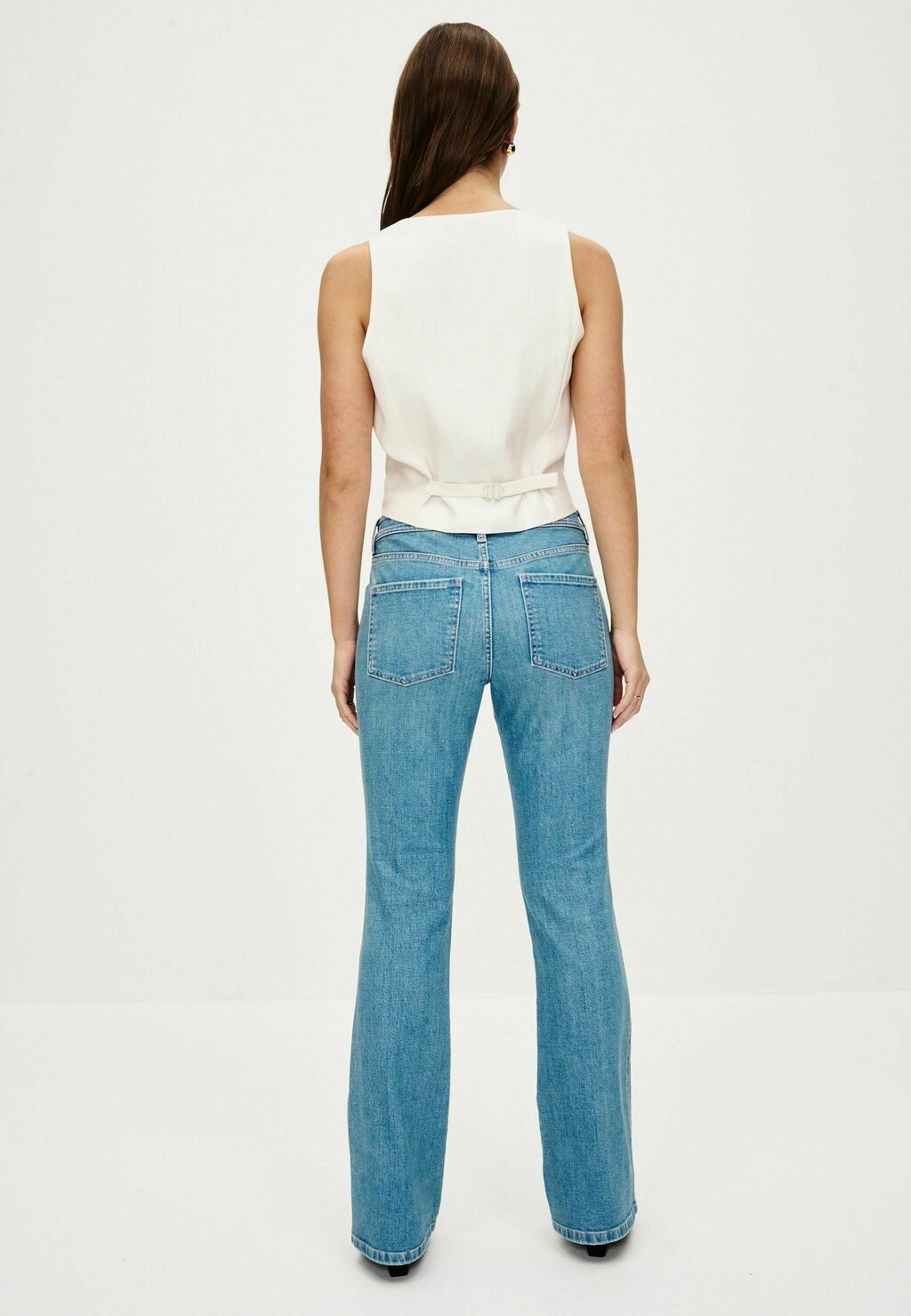 

Широкие джинсы Flare Regular Fit Next, синий