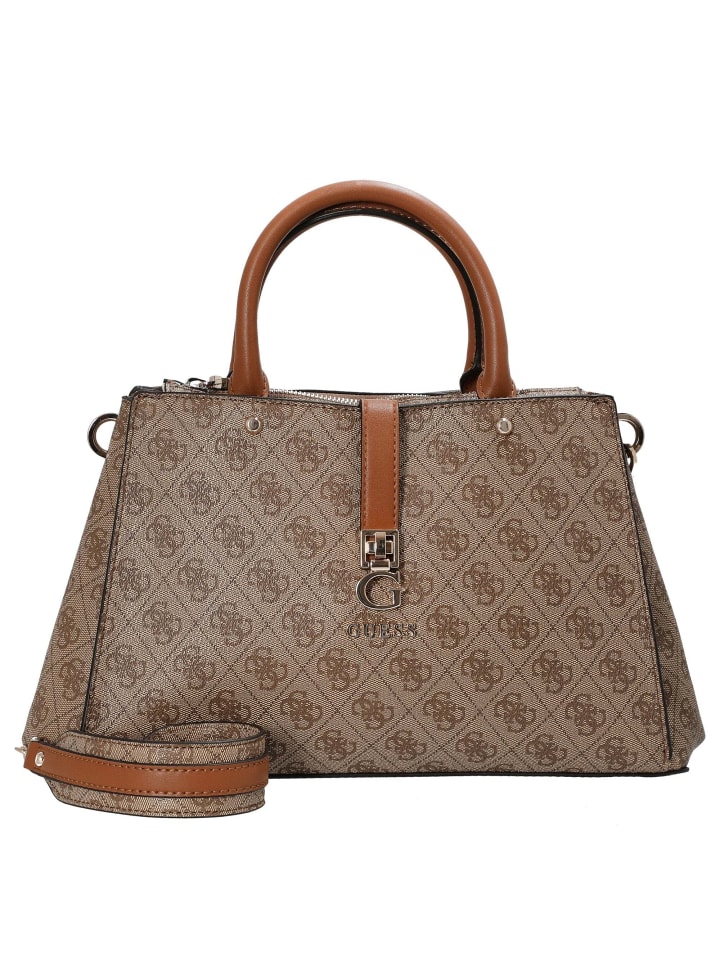 

Наплечная сумка Guess, цвет latte logo
