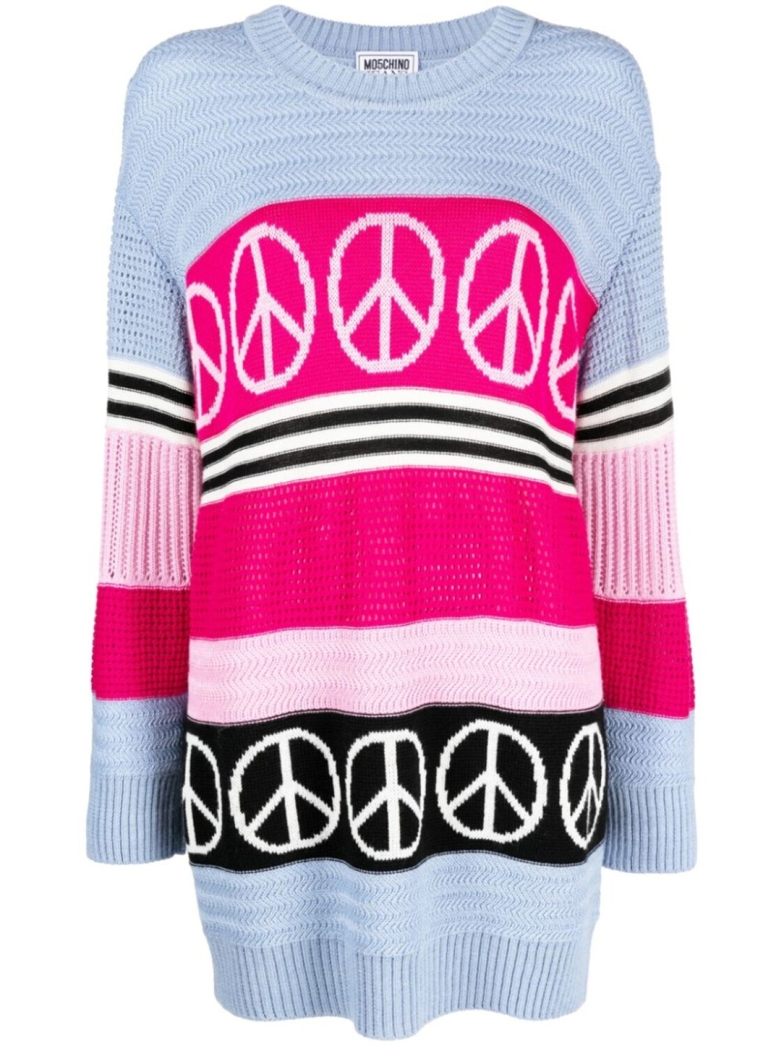 

MOSCHINO JEANS платье в стиле колор-блок, синий
