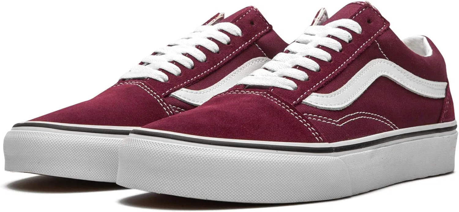 Кроссовки Vans Unisex Era 59 Low-Top Trainers, бордовые — фото 2