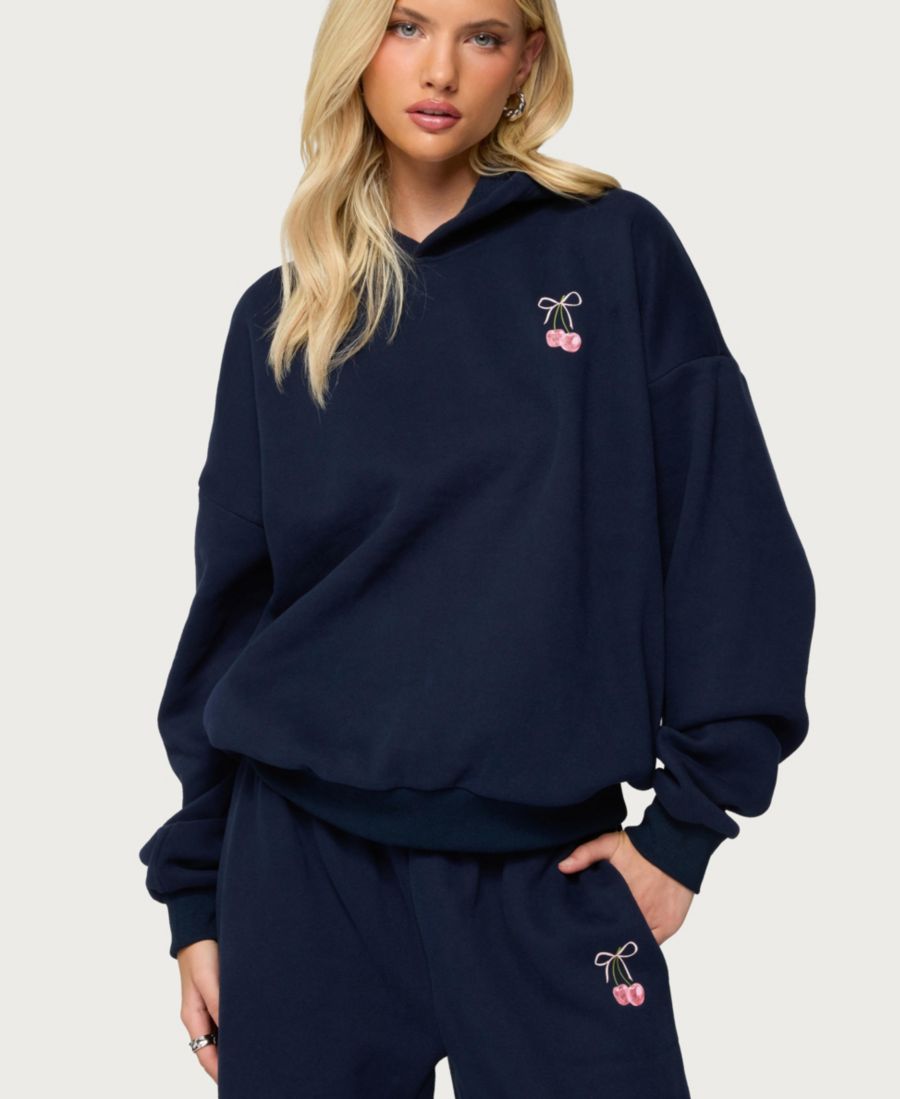 

Женская толстовка с надписью Я не гонюсь, я привлекаю Edikted, Navy