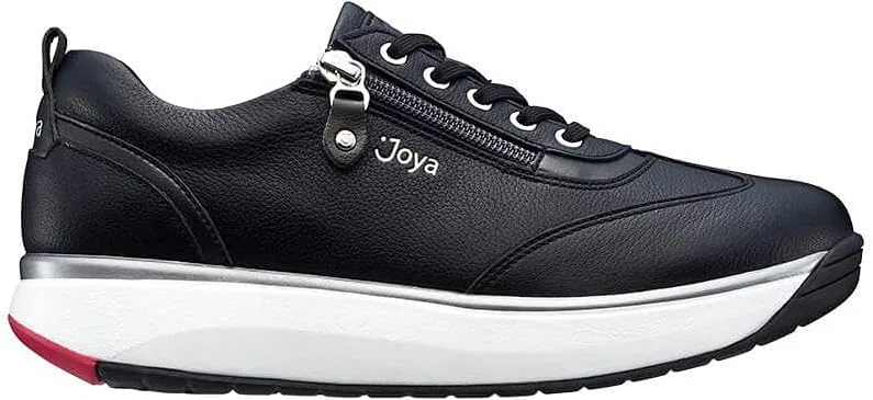 Женские туфли JOYA Laura Black из мягкой фактурной кожи на шнуровке