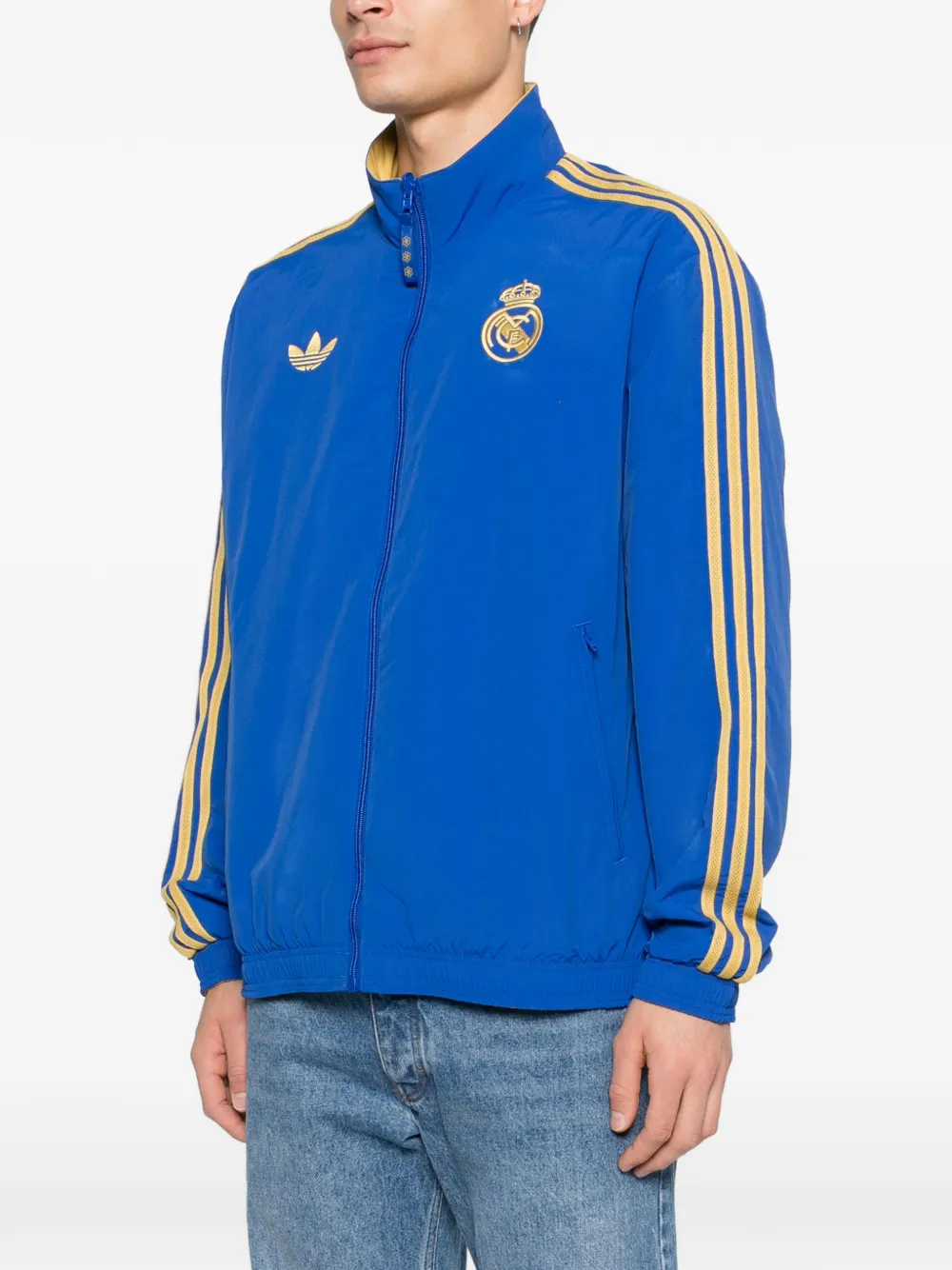 Куртка real madrid cultural story adidas, синий — фото 3