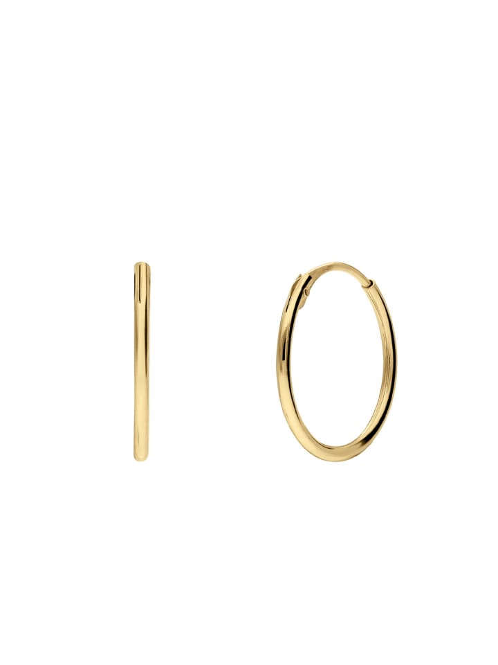 

Круглые серьги из золота 585 пробы Lucardi