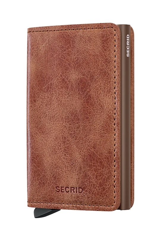 

Кожаный кошелек Secrid, коричневый