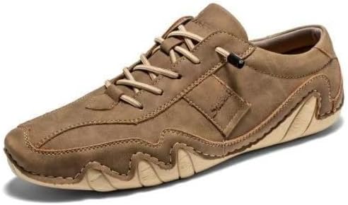 

Мужская обувь, мужские слипоны, комфортная и легкая прочная обувь с хорошим сцеплением, мужские туфли для вождения Hhhchpm, коричневый