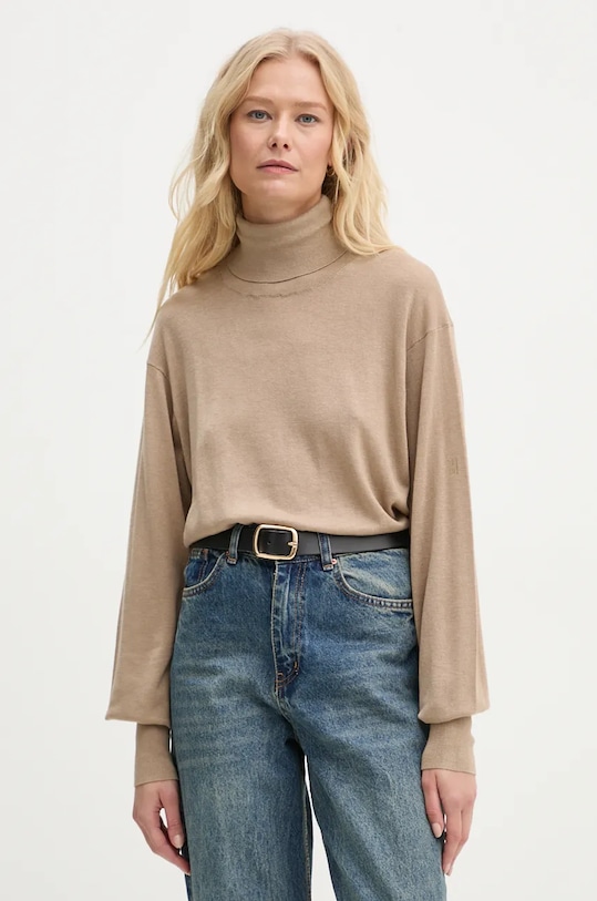 

Свитер с добавлением шерсти MOHSEN By Malene Birger, бежевый