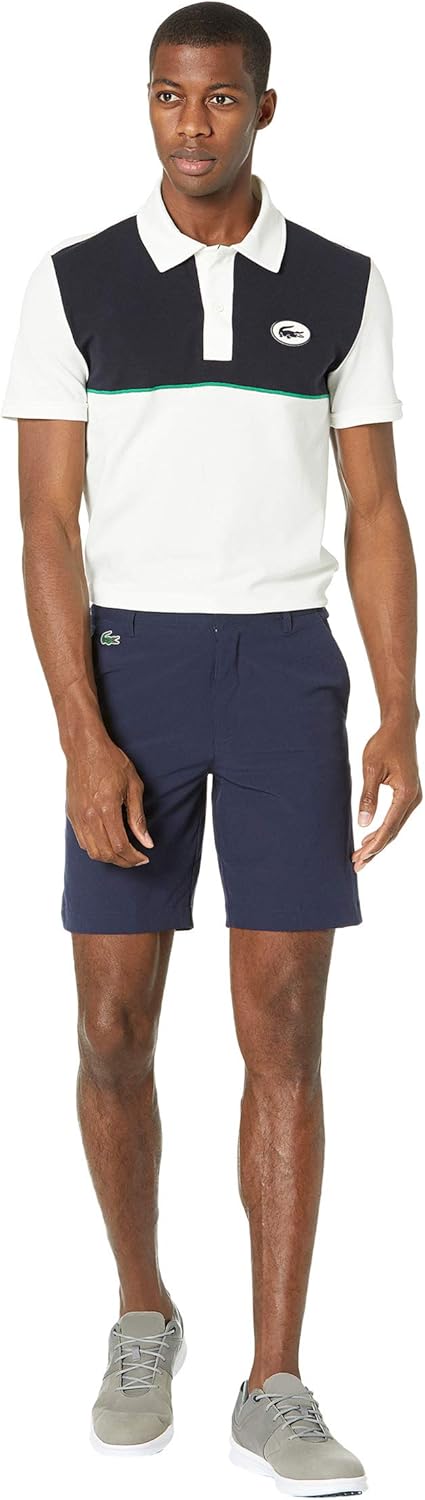 Мужские спортивные шорты для гольфа Lacoste Taffeta, Navy Blue — фото 4