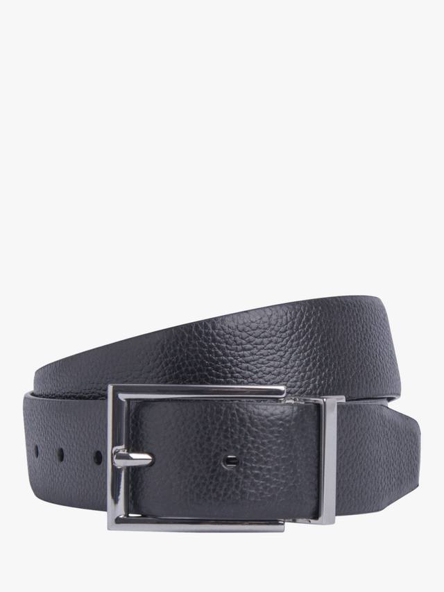 

Реверсивный кожаный ремень Hackett London, цвет Black/Navy
