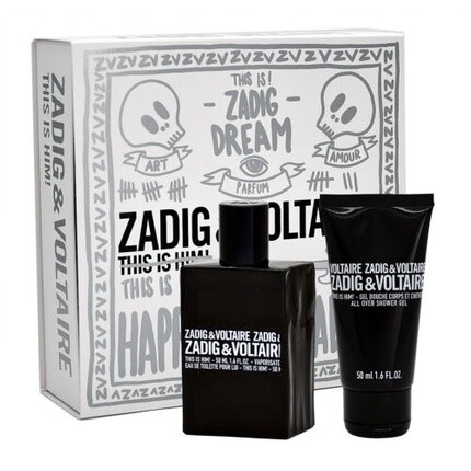 

Zadig & Voltaire This is Him 50ml Eau de Toilette and 50ml Shower Gel